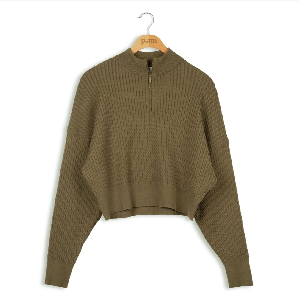 Point Cable Zip Sage